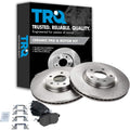 TRQ Front Brake Pad & Rotor Kit Compatible with 2003-2012