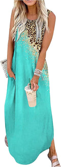 Women's Summer Maxi Dress Casual Loose Sundress - Beach Cover Up