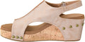 Womens Carley Wedges 2.5 in Cork Platform - Cushioned Comfort