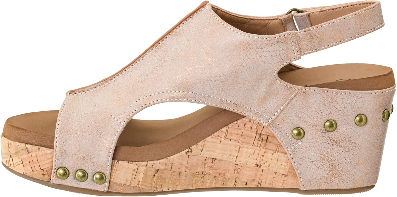 Corkys Footwear Womens Carley Wedges for Stylish Comfort