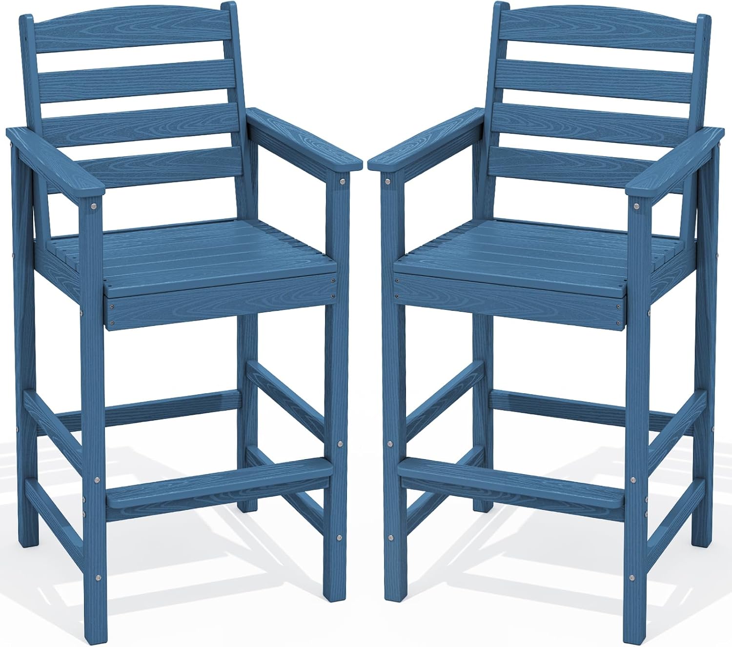 Oversize Adirondack Bar Chairs Set of 2 for Outdoor Relaxation