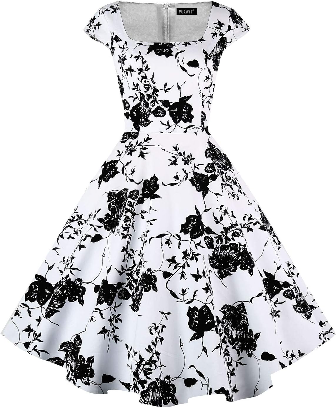 PUKAVT Women's Cocktail Party Dress with Pockets for Every Occasion