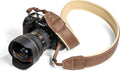 Padded Leather Camera Strap - Comfortable Genuine Leather Neck Strap