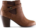 MARCOREPUBLIC Montreal Almond Toe High Chunky Block Heels - Confident