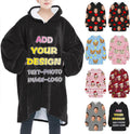 Personalized Wearable Blanket Hoodie for Cozy Comfort