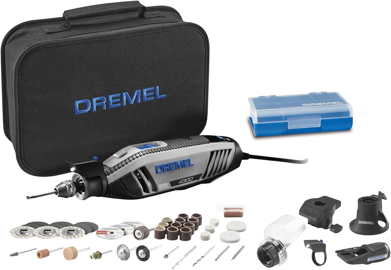 Dremel 4300 High Performance Rotary Tool Kit with LED Light