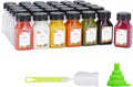 Plastic Juice Bottles 150 pcs 4 oz Clear Reusable Bottles - Leak Proof