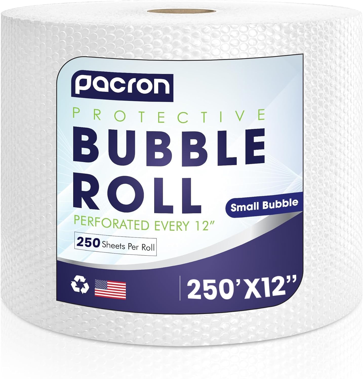 Protective Bubble Roll Wrap for Fragile Items - 250FT x 12IN