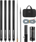 JPC-12 HF Antenna 7-50MHz All-Band Vertical - Portable 8-Band HF