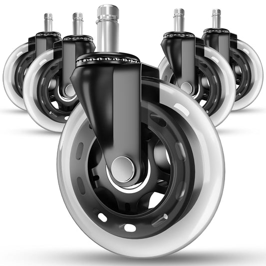 Riveda 3 Smooth Rubber Caster Wheels - Upgrade Your Chair!