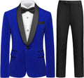 Kids Slim Fit Velvet Tuxedo Suit 4 Piece Formal Outfit for Boys