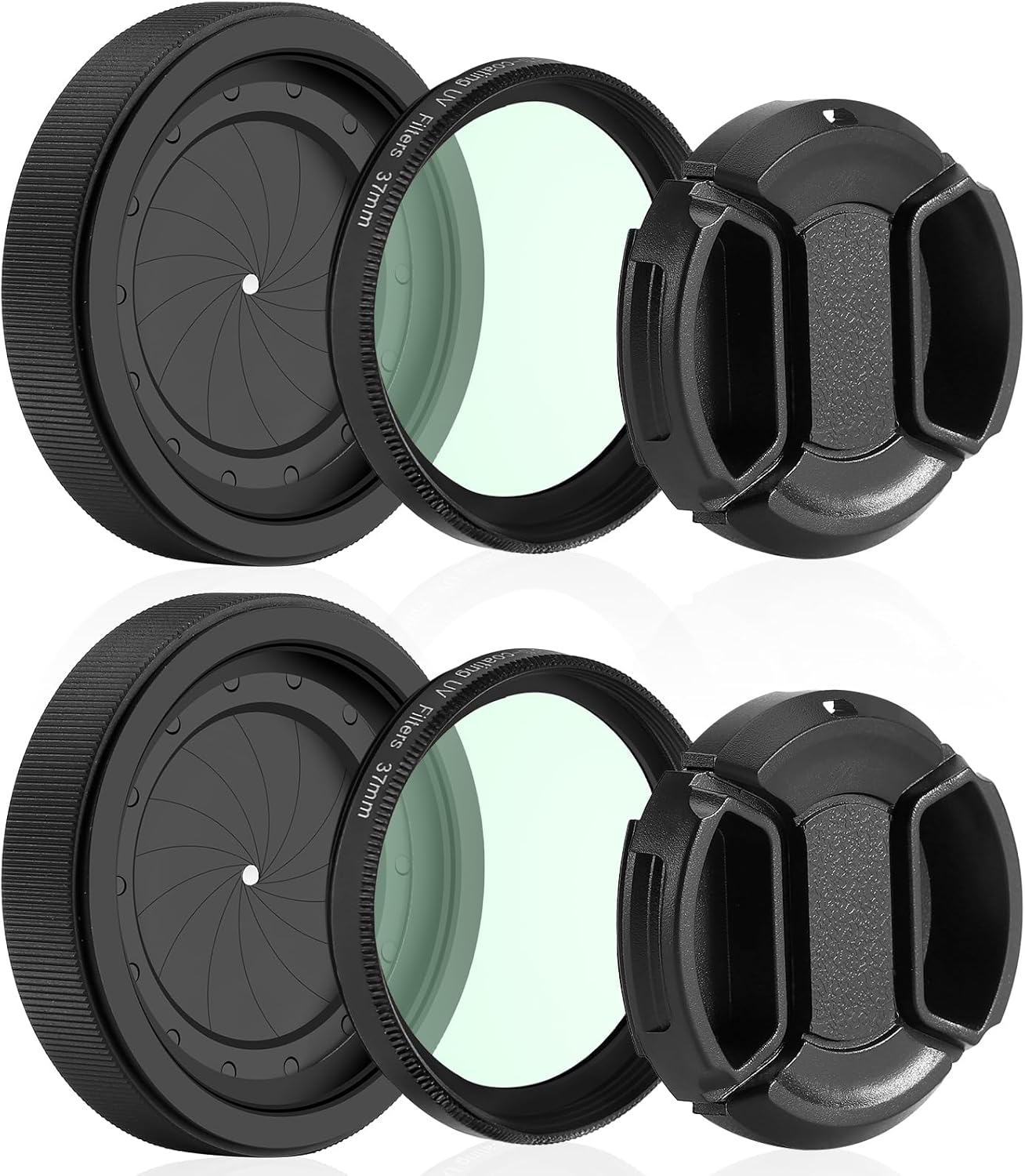 Adjustable Iris Aperture Diaphragm Filter Pack for M30 to M37