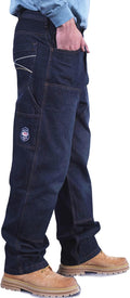 FR Pants for Men Flame Resistant Duck and Denim Carpenter Jeans