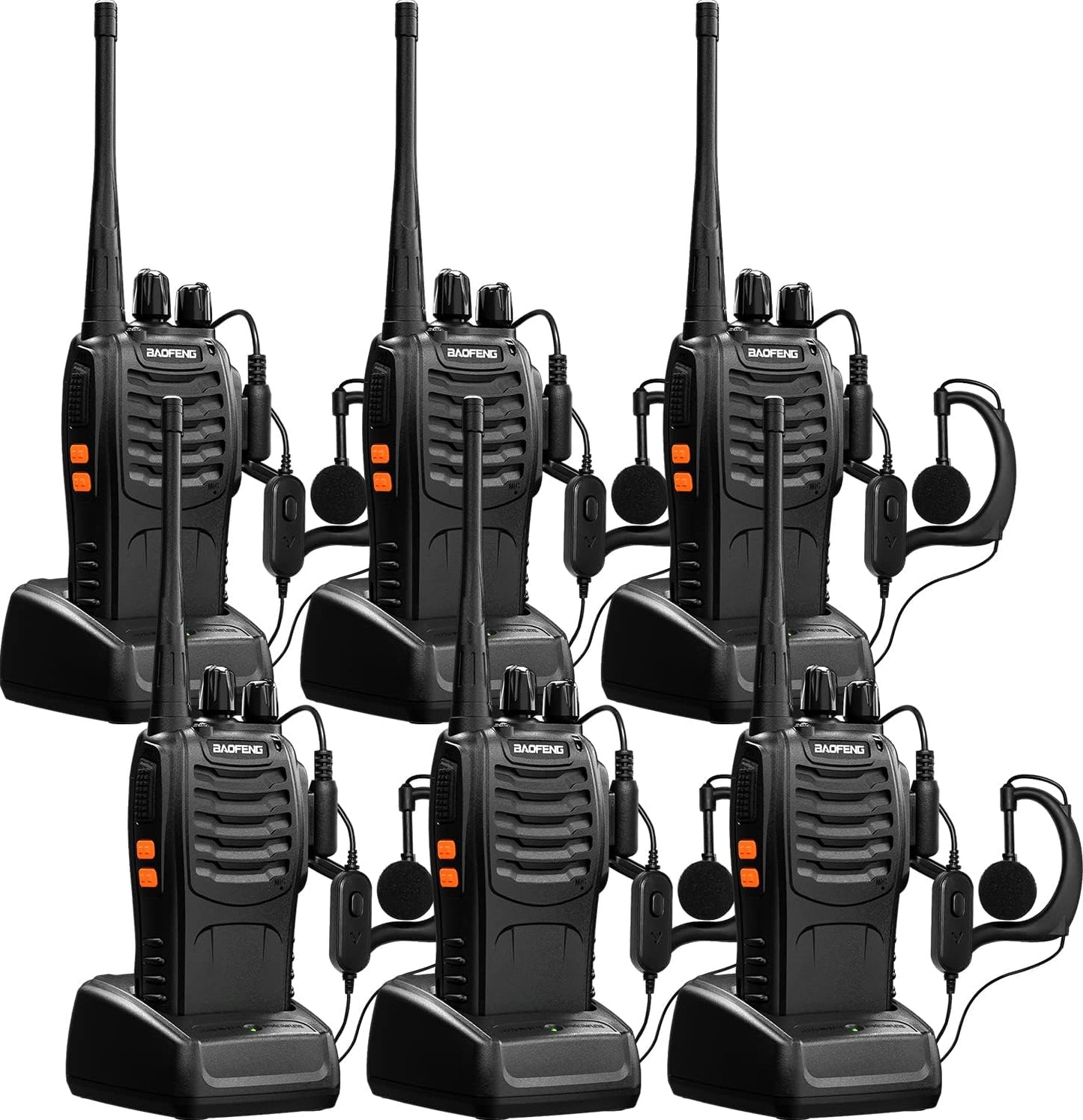 Baofeng Walkie Talkies bf-888s Long Range Rechargeable Set