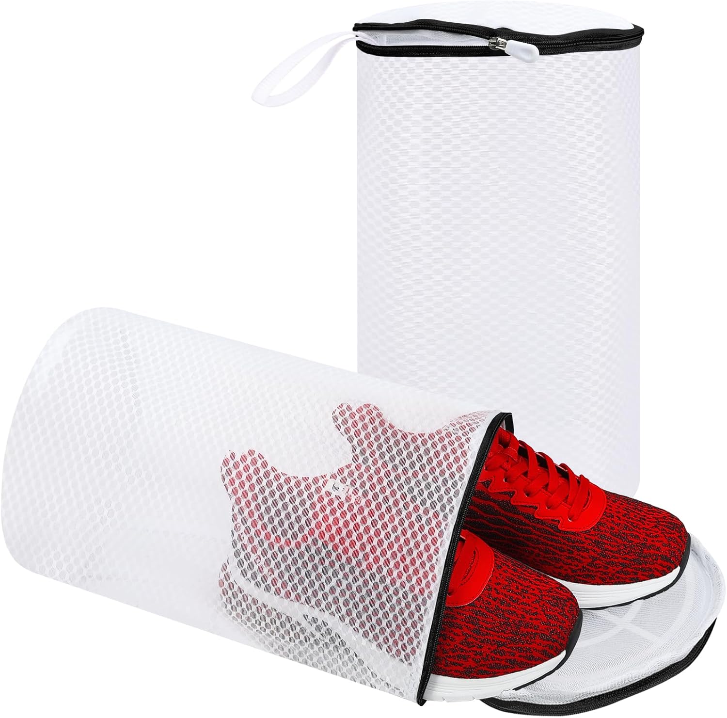 Revive Your Shoes: 2PCS Mesh Laundry Bags for Sneakers! 