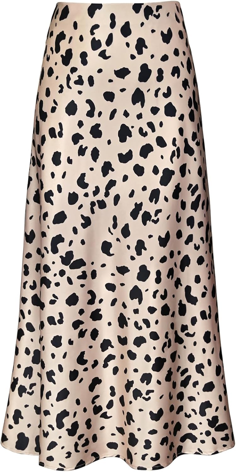 Outoshe Women's Satin High Waisted Maxi Skirt Review