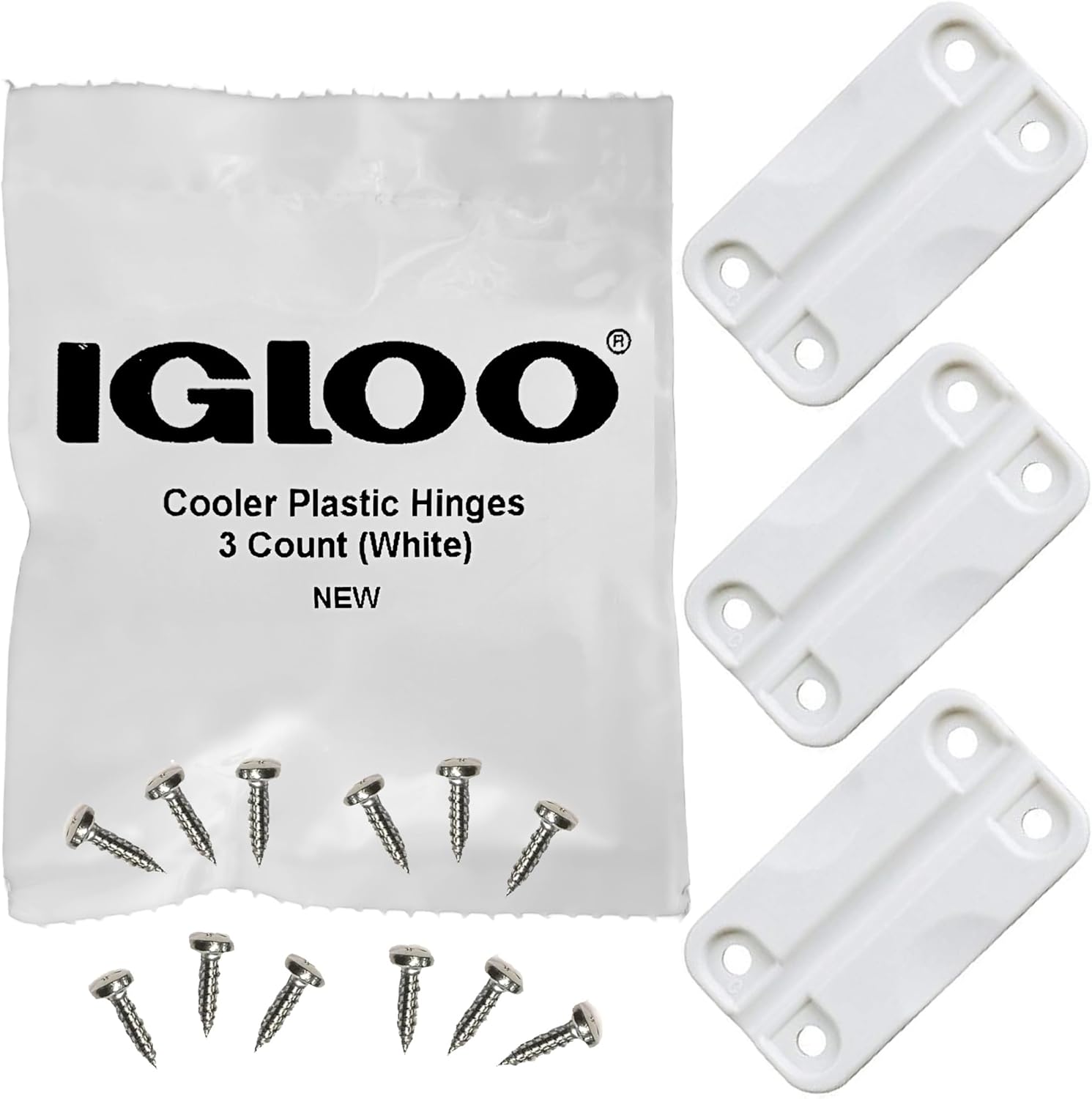 Igloo Cooler Replacement Hinges (Set of 3) - UV Protected