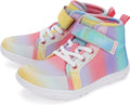 WHITIN Kids Wide Barefoot High Top Sneakers - Natural Growth loop