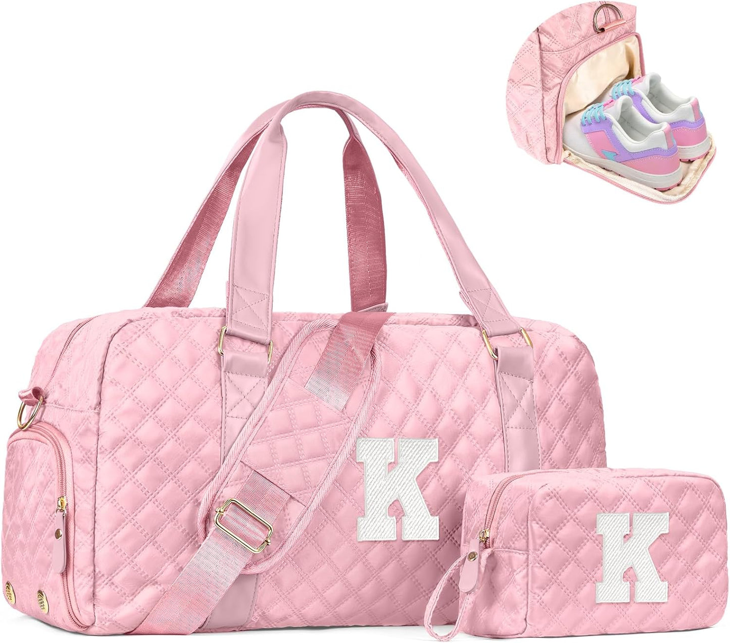 Monogram Duffle Bag for Women: Stylish Overnight Travel Bag
