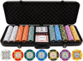 Poker Chips Clay Poker Chips Set 500 Piece Crown Casino - Upgraded