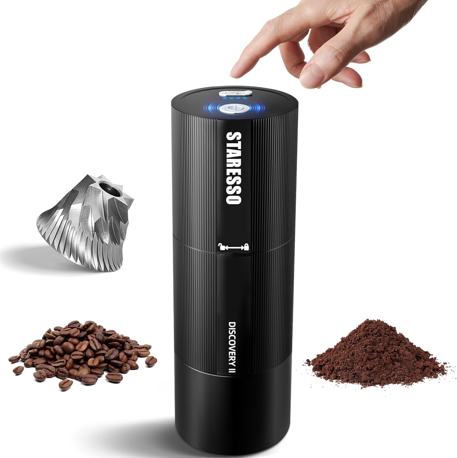 STARESSO Electric Coffee Grinder - 48 Grind Settings
