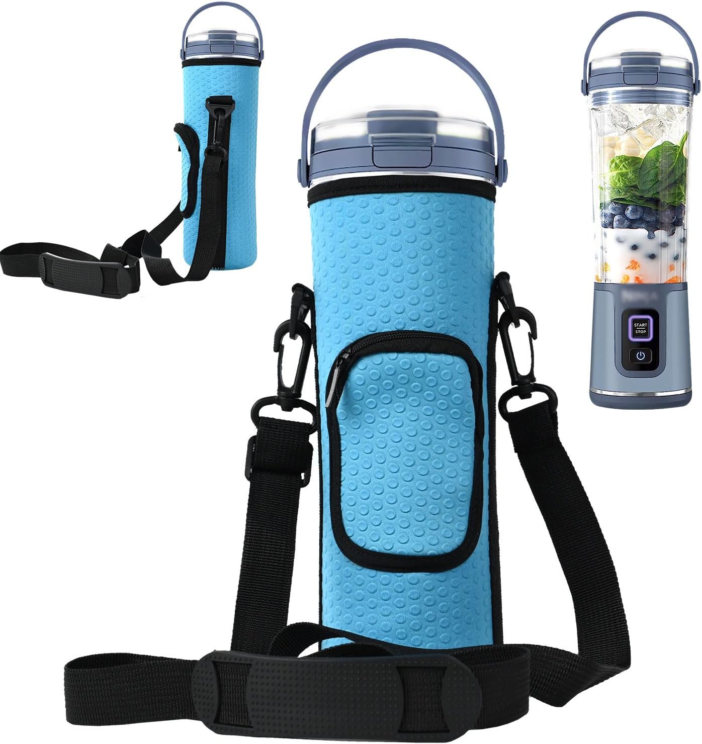 Ninja Portable Blender Dust Cover - Adjustable Shoulder - Blue