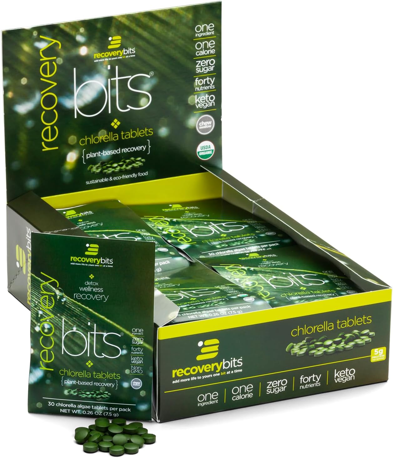 Organic Chlorella Tablets for Detox, Energy, and Immune Support