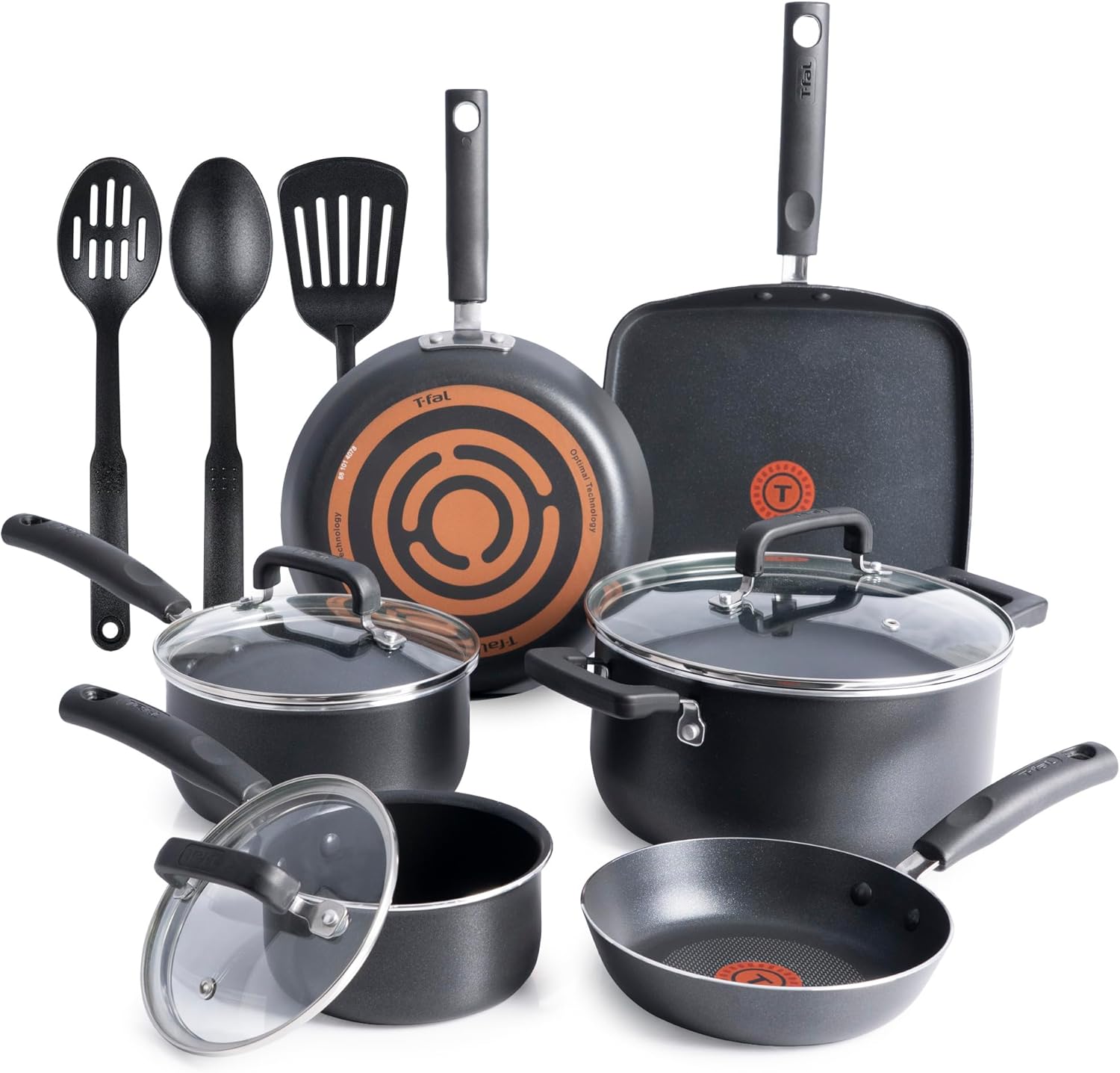 T-fal Signature Nonstick Cookware Set for Effortless Cooking