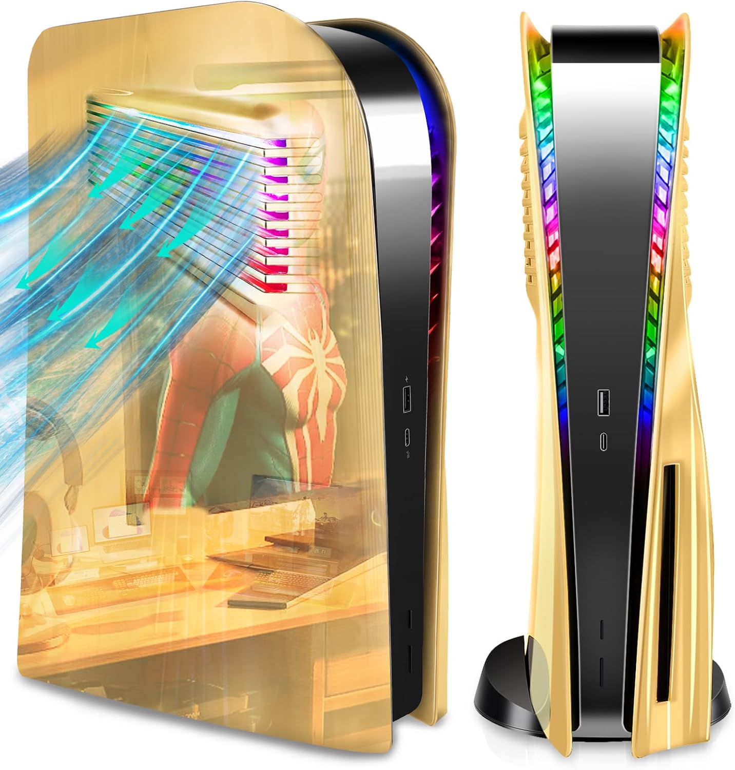 Enhance your PS5 with SIKEMAY Gold Plates