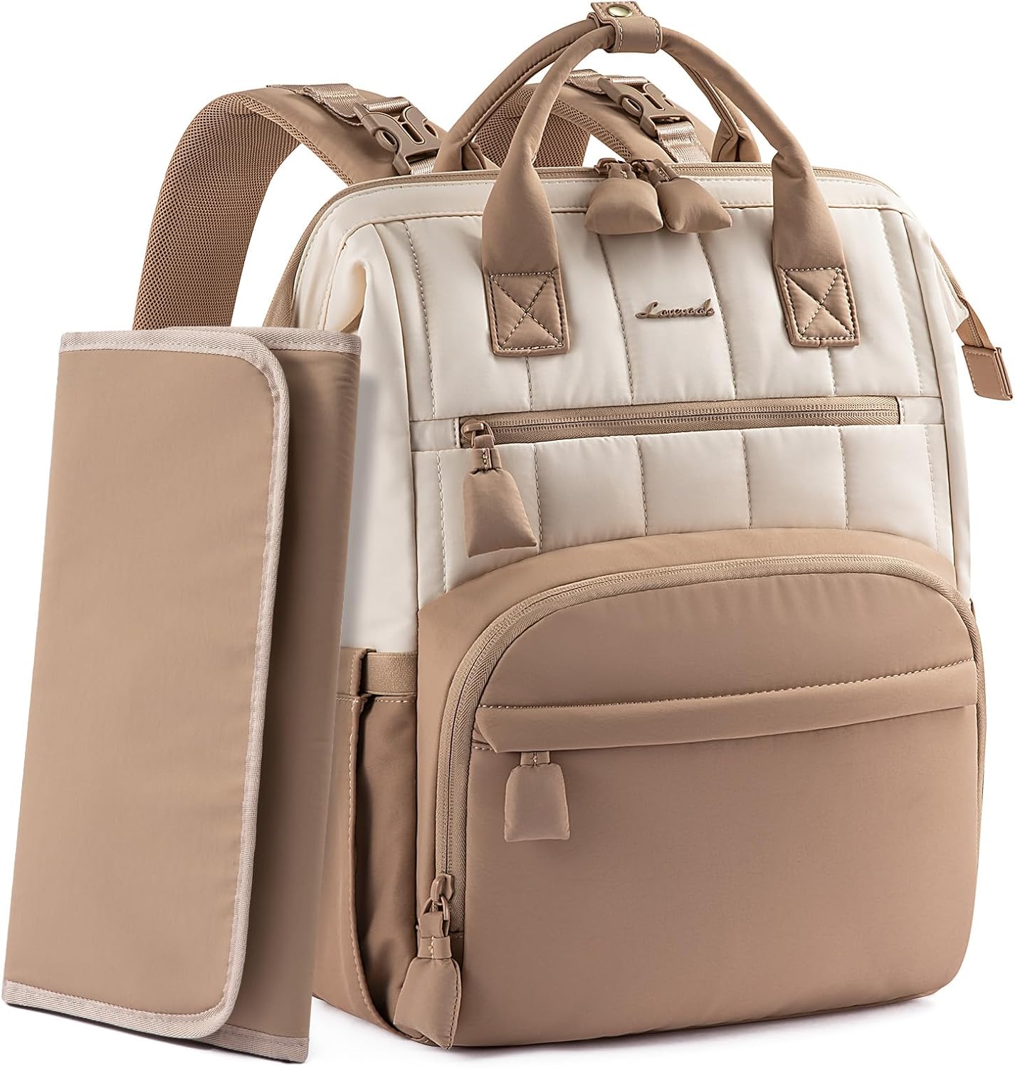 LOVEVOOK Puffer Diaper Backpack: Lightweight Baby Bag with Comfort