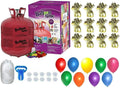 Helium Tank for Balloons At Home - 50 Balloons, Ribbon & Weights
