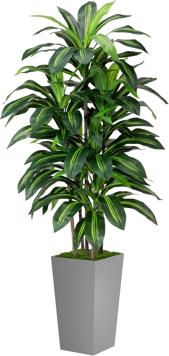 Artificial Dracaena Plant Indoor 5FT - Lush Greenery for Home