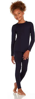 Thermal Underwear for Kids Long Johns - Warm Base Layer for Girls