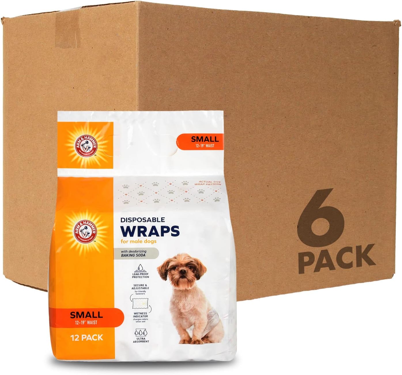 Ultra-Absorbent Male Dog Wraps with Leak-Proof Protection