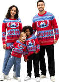 Disney Stitch Christmas Family Matching Snow Sweater - Cozy Holiday