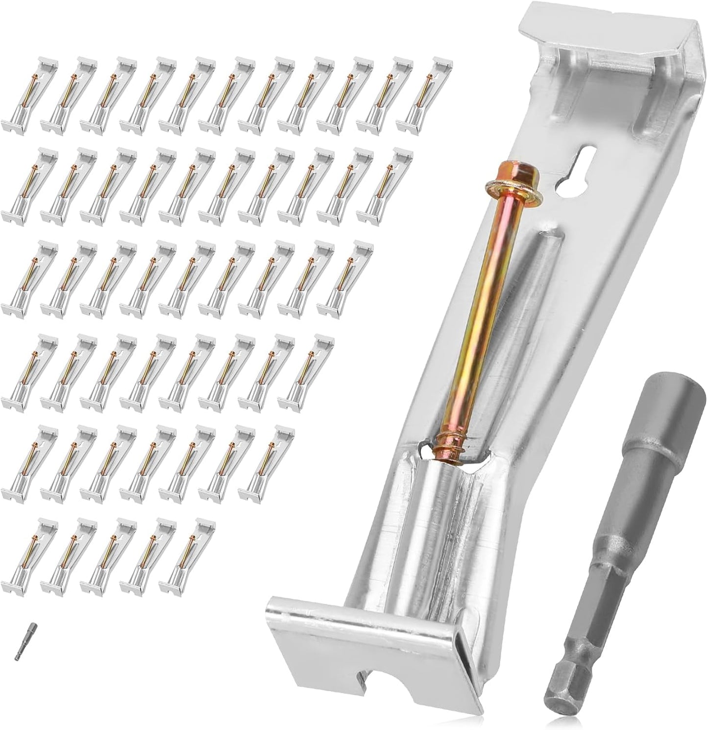 50 Pcs 5 Inch Gutter Hangers for Easy Installation and Durability