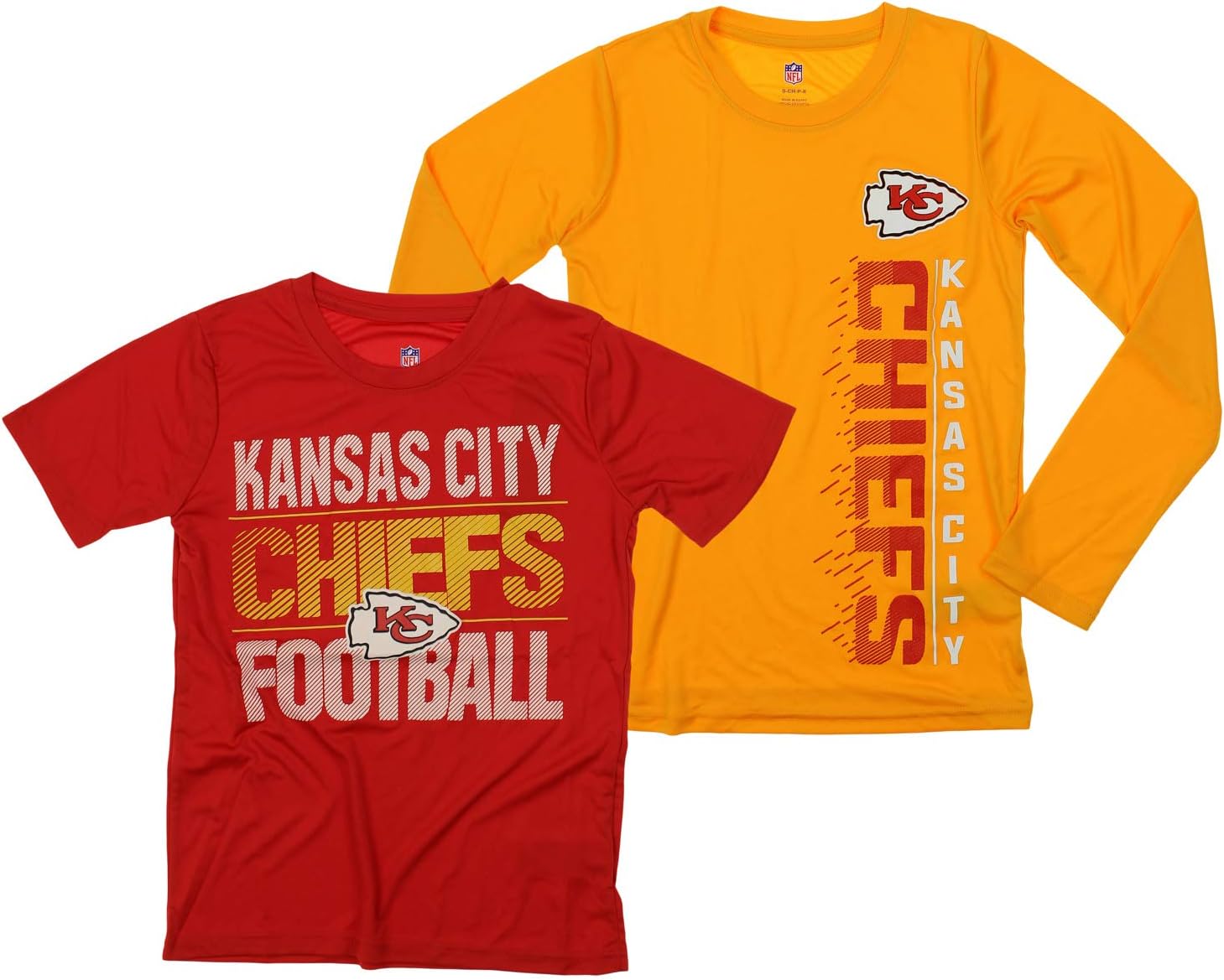 NFL Boys Youth Football Fan Performance T-Shirt Set for Teams