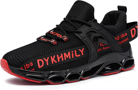 DYKHMATE Steel Toe Wide Shoes for Men - Lightweight Safety Sneakers