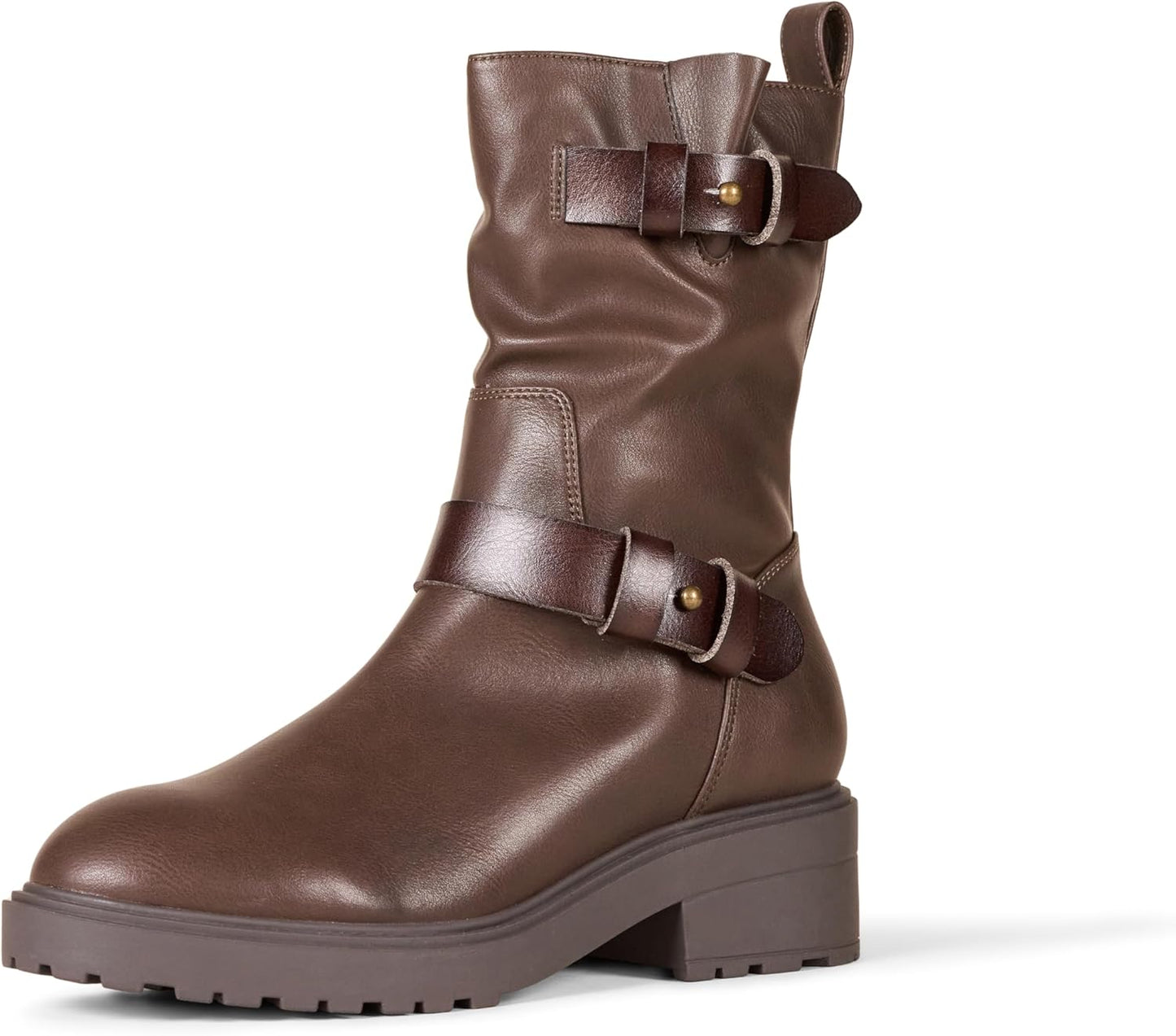 Stylish Mid Calf Cropped Biker Boots for Women - Perfect Fit
