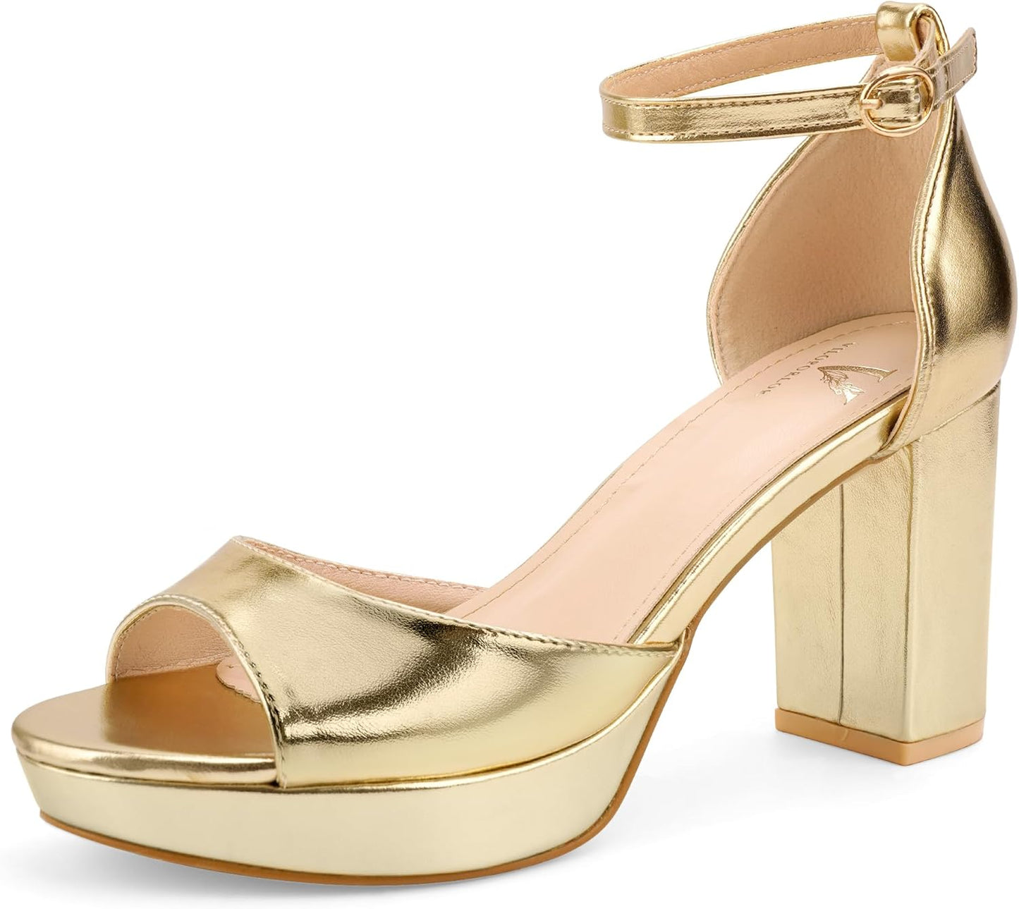 Stylish High Heels Chunky Platform Heels for Women Parties