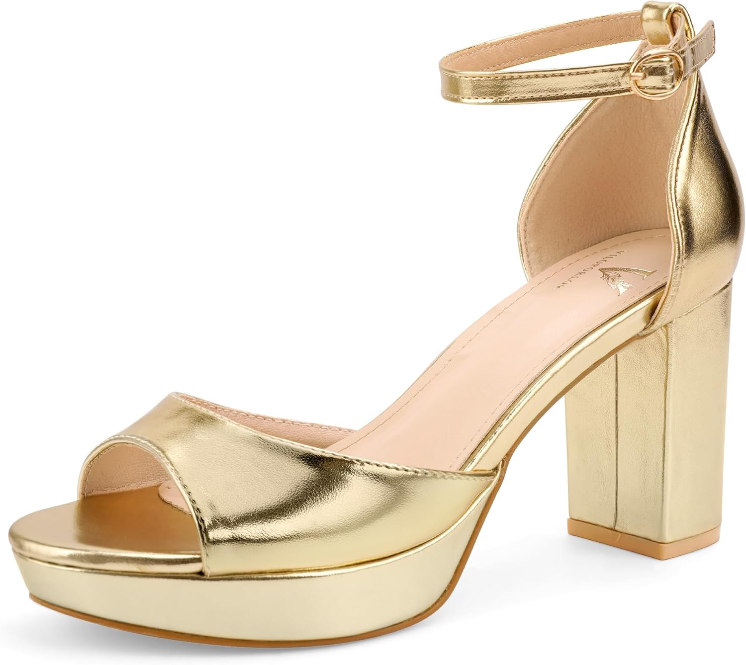 Stylish High Heels Chunky Platform Heels for Women Parties