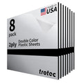 Metallic Acrylic Sheet 12in x 12in 1/8in - Brushed Aluminum Finish
