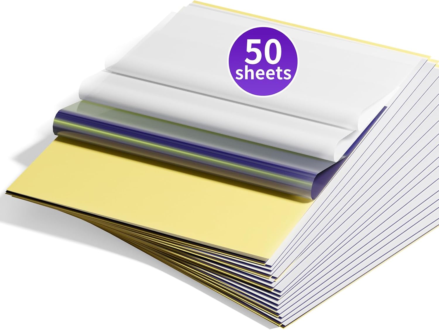 Pro-Quality Tattoo Transfer Paper - 50 Sheets