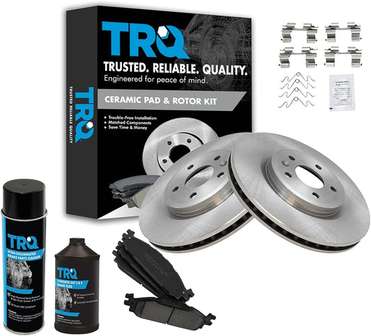 TRQ Front Brake Pad & Rotor Kit for 2011-2019 Ford Explorer