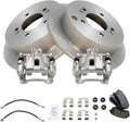 TRQ Rear Brake Pad & Rotor Kit Ceramic Compatible with Hyundai Tucson