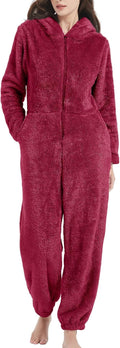 Flygo Women's Cozy Pajamas Onesie for Warm Winter Nights