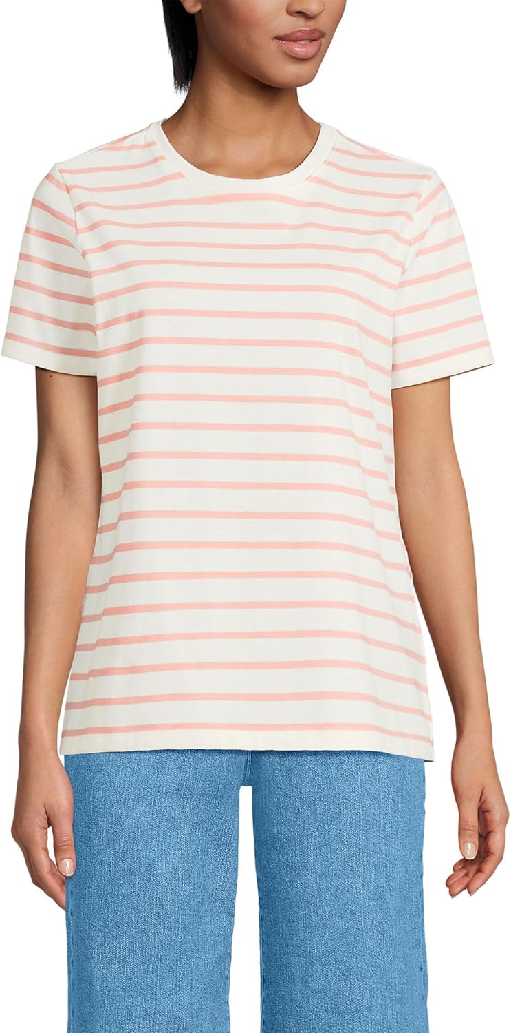 Relaxed Supima Cotton Crew Neck T-Shirt for Everyday Comfort