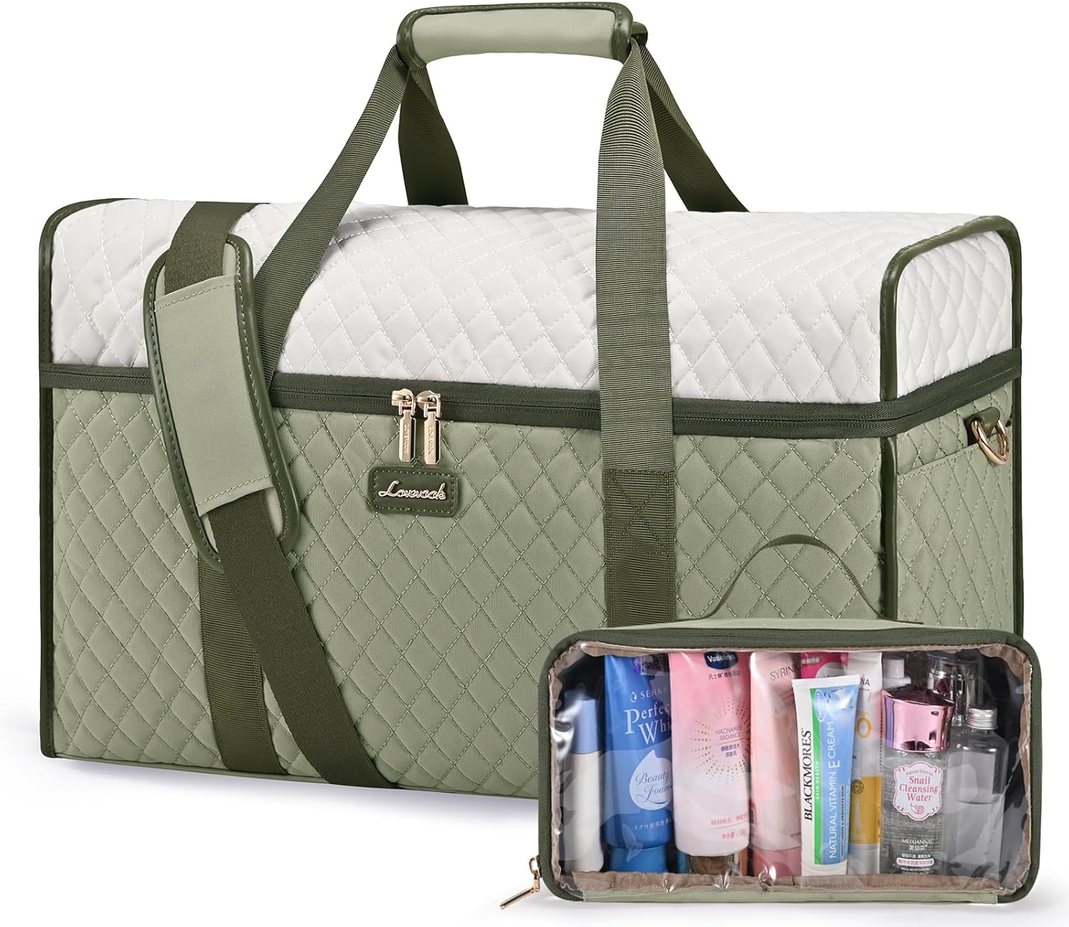 LOVEVOOK Travel Duffle Bag - Stylish Weekender & Overnight Bag