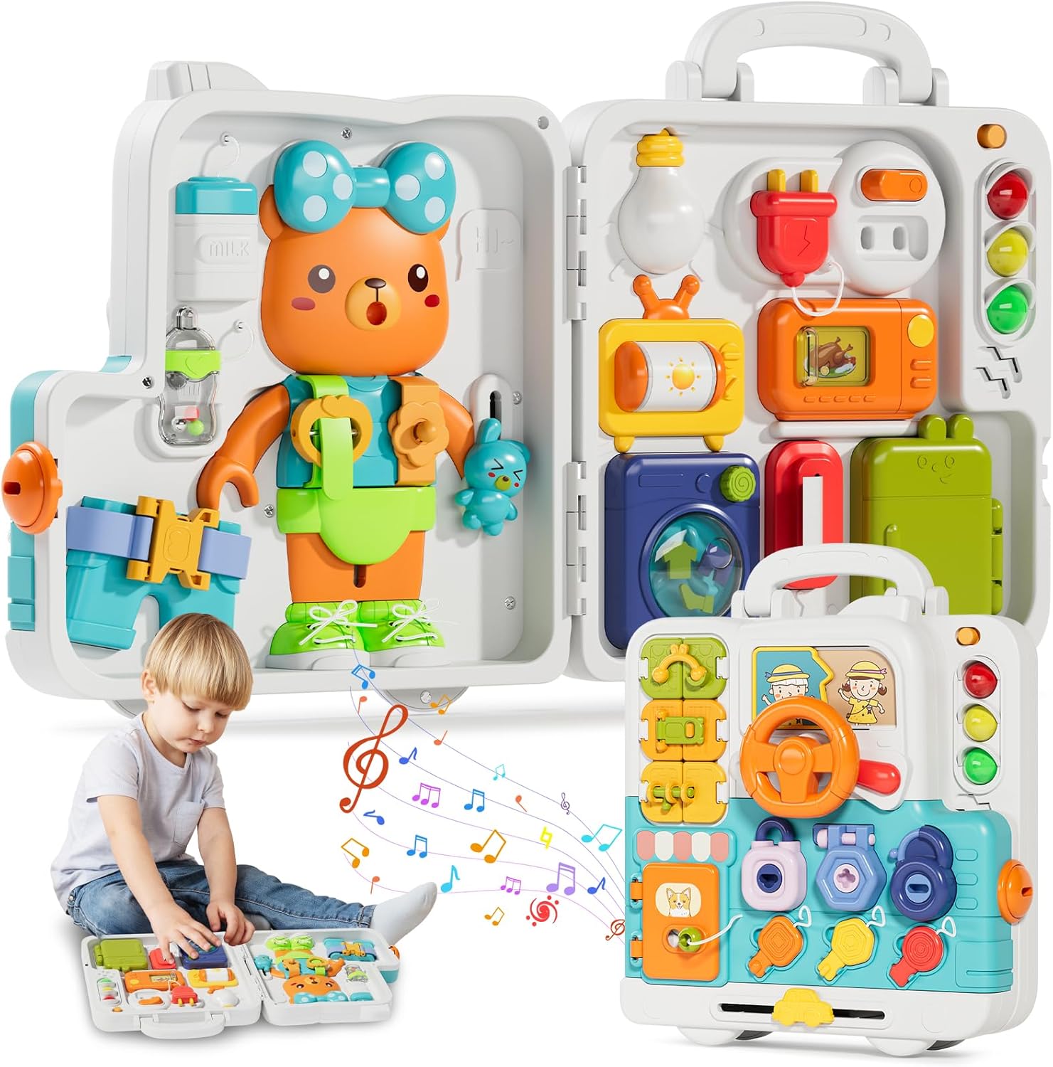 Montessori Musical Busy Board for Early Learning