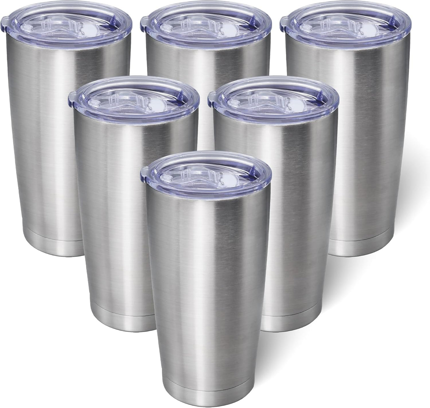 20oz Tumbler Bulk Stainless Steel Travel Coffee Mug Set